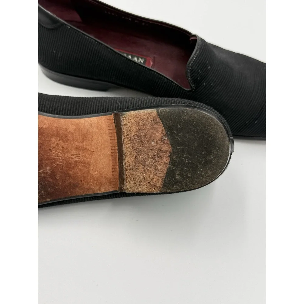 Vintage Cole Haan Formal Venetian Loafers Men's 10.5 M Black Slip On Textured